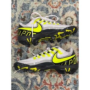 Nike Vapor Fast Flex Football Cleats Boys 4.5Y Neon Yellow White